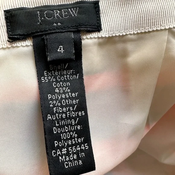 🍁 BUNDLE ONLY - 5/$15  J. Crew Metallic & Coral Striped A-Line Skirt - Picture 4 of 4